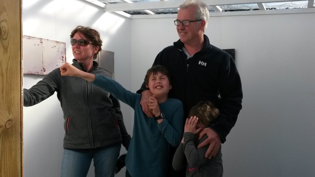 Museum of L'Art pour L' Art visitors on Thursday