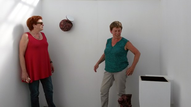 Visitors Museum of In Between on the last day of the presentation